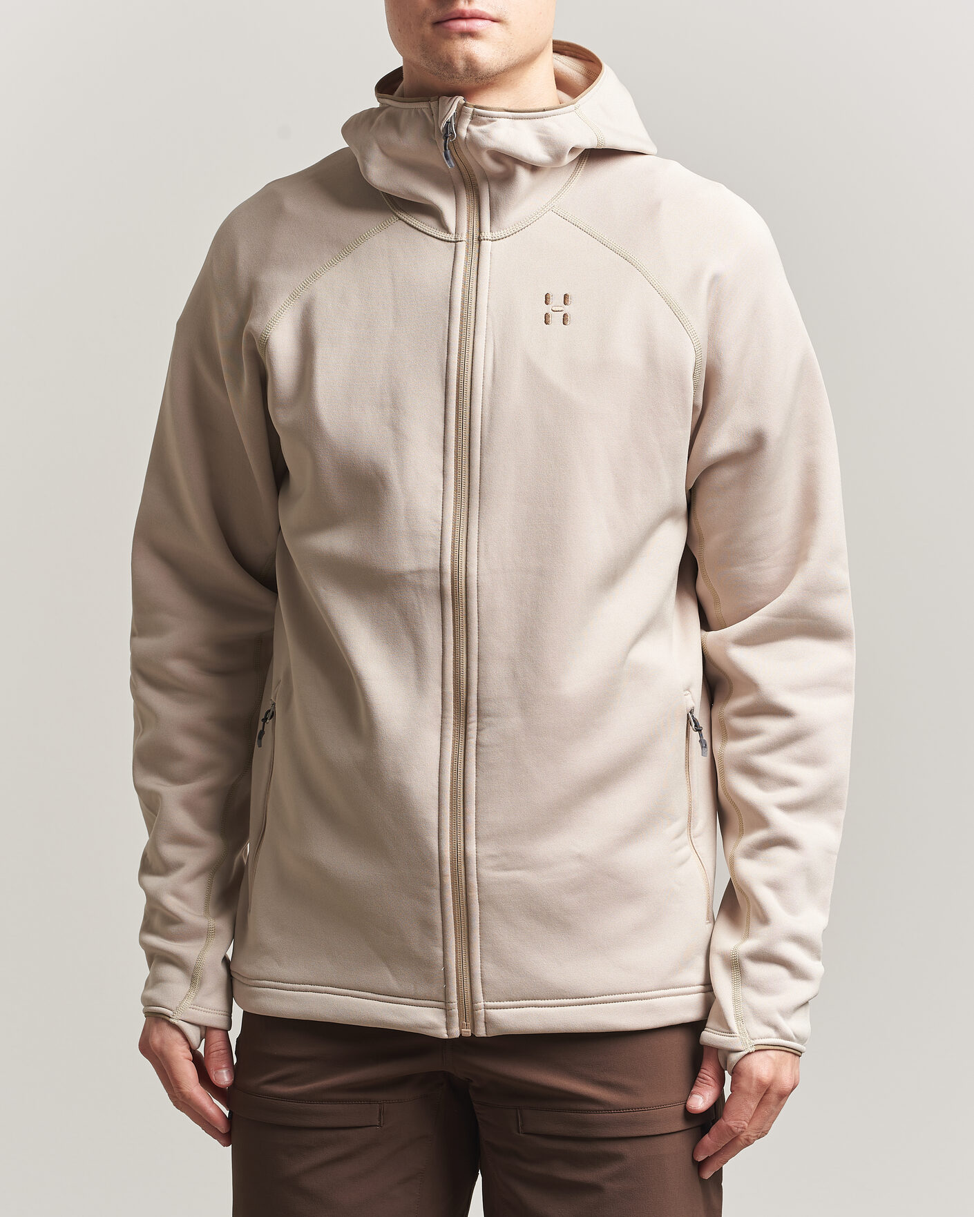 Herren | Pullover | Haglöfs | Magma Mid Fleece Hood Chalk Beige