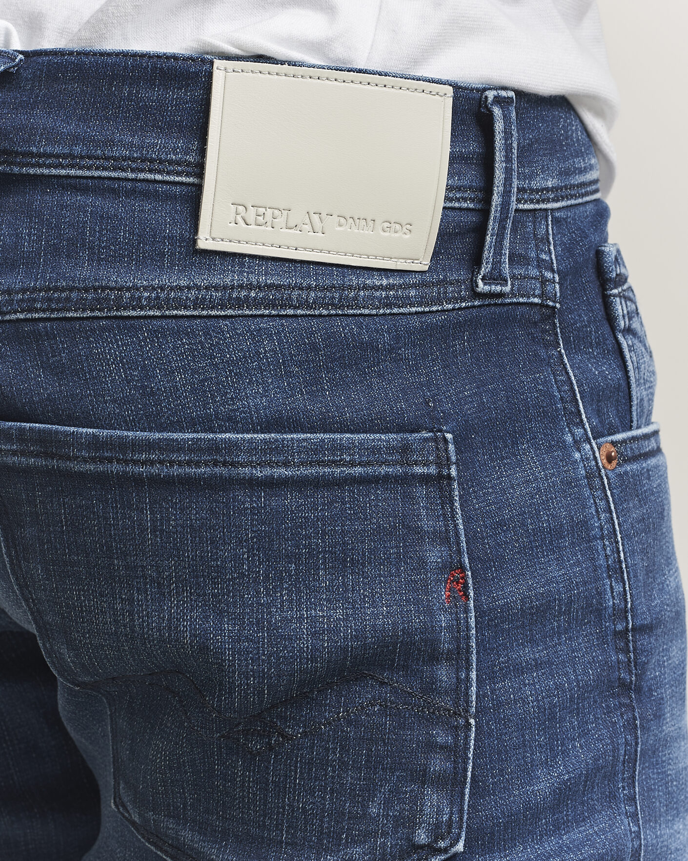 Herren | Jeans | Replay | Anbass Hyperflex Matrix Jeans Dark Blue