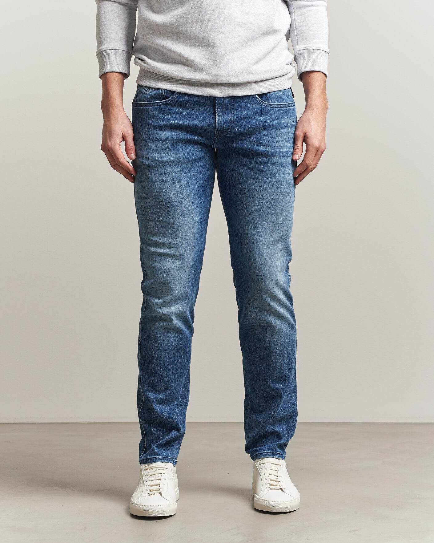 Herren | Jeans | Replay | Anbass Hyperflex Matrix Jeans Medium Blue