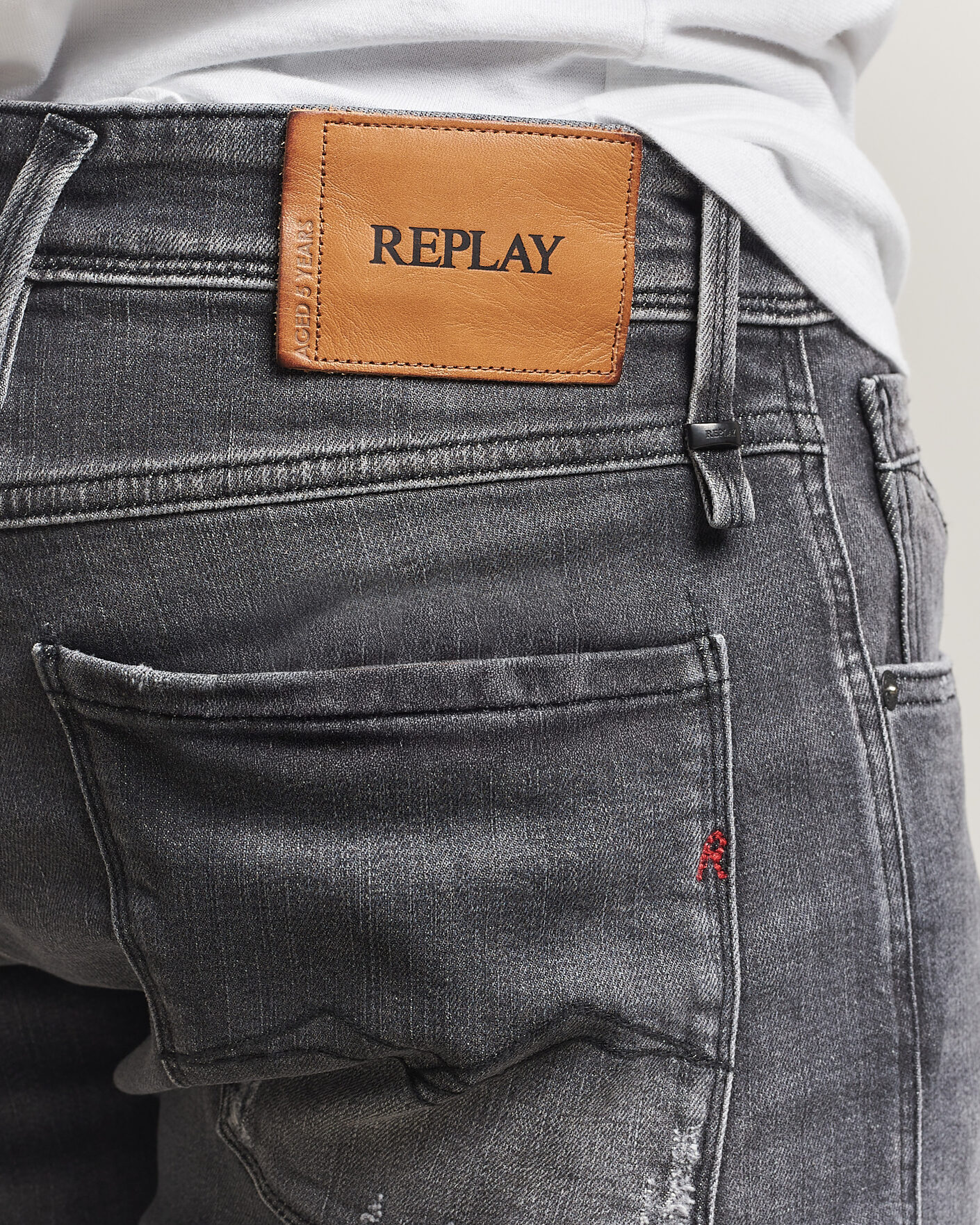 Herren | Jeans | Replay | Anbass 5 Years Wash Jeans Washed Grey