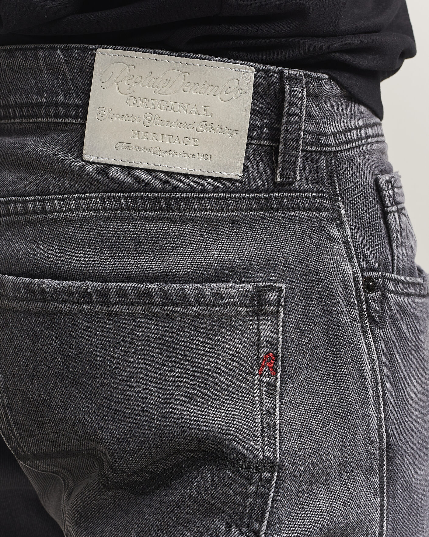 Herren | Hosen | Replay | Rocco Comfort Fit Original Jeans Washed Black