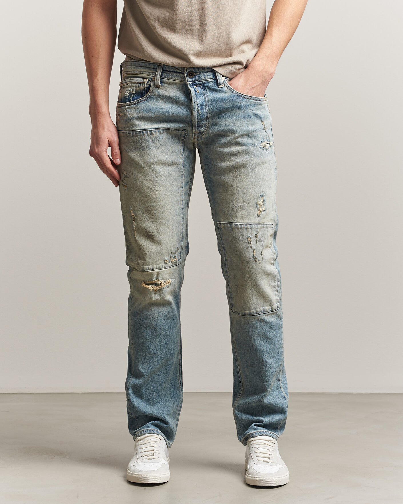 Herren | Jeans | Replay | Grover Sraight Fit 20 Years Wash Jeans Light Blue