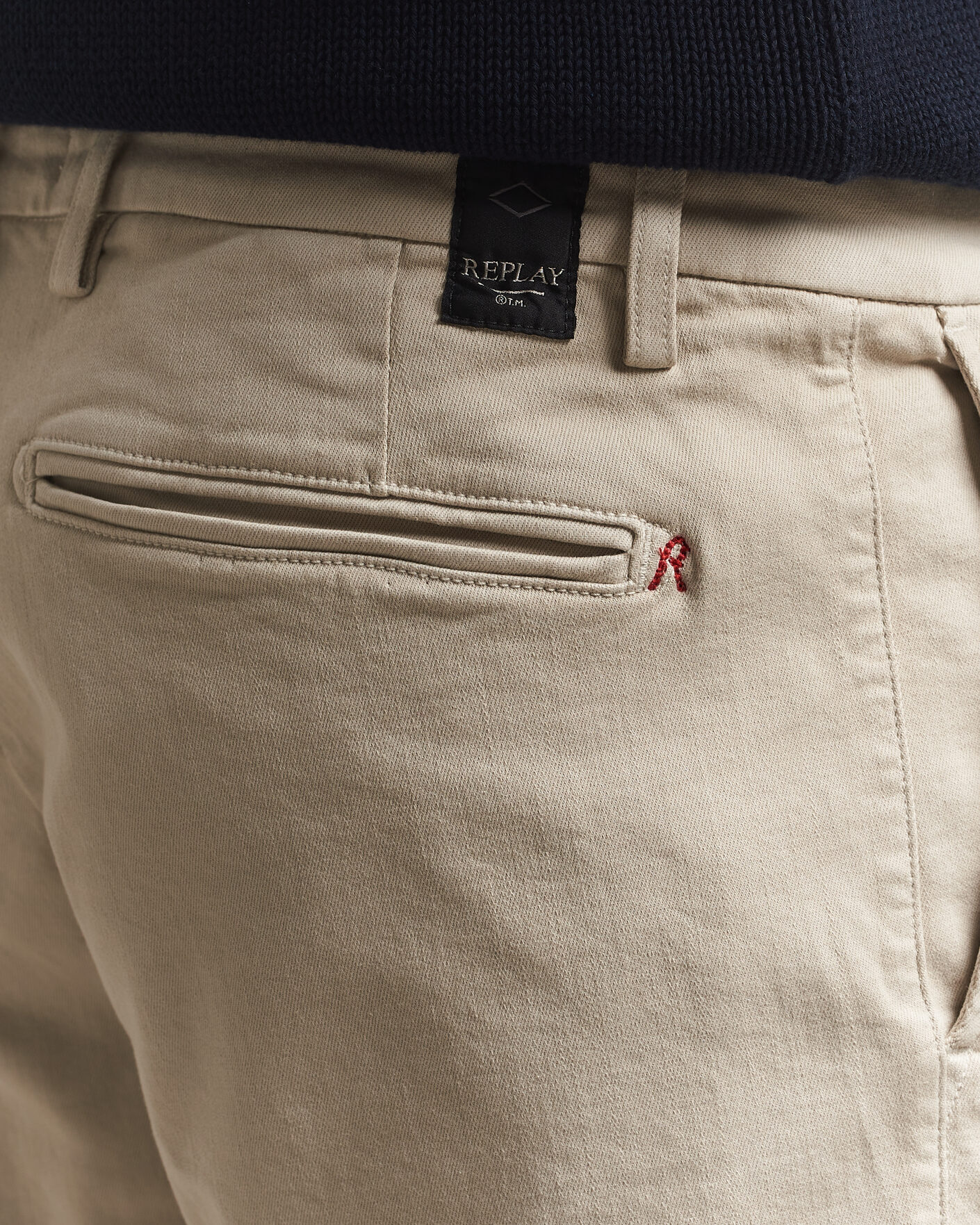 Herren | Shorts | Replay | Benni Hyperflex Shorts Ivory