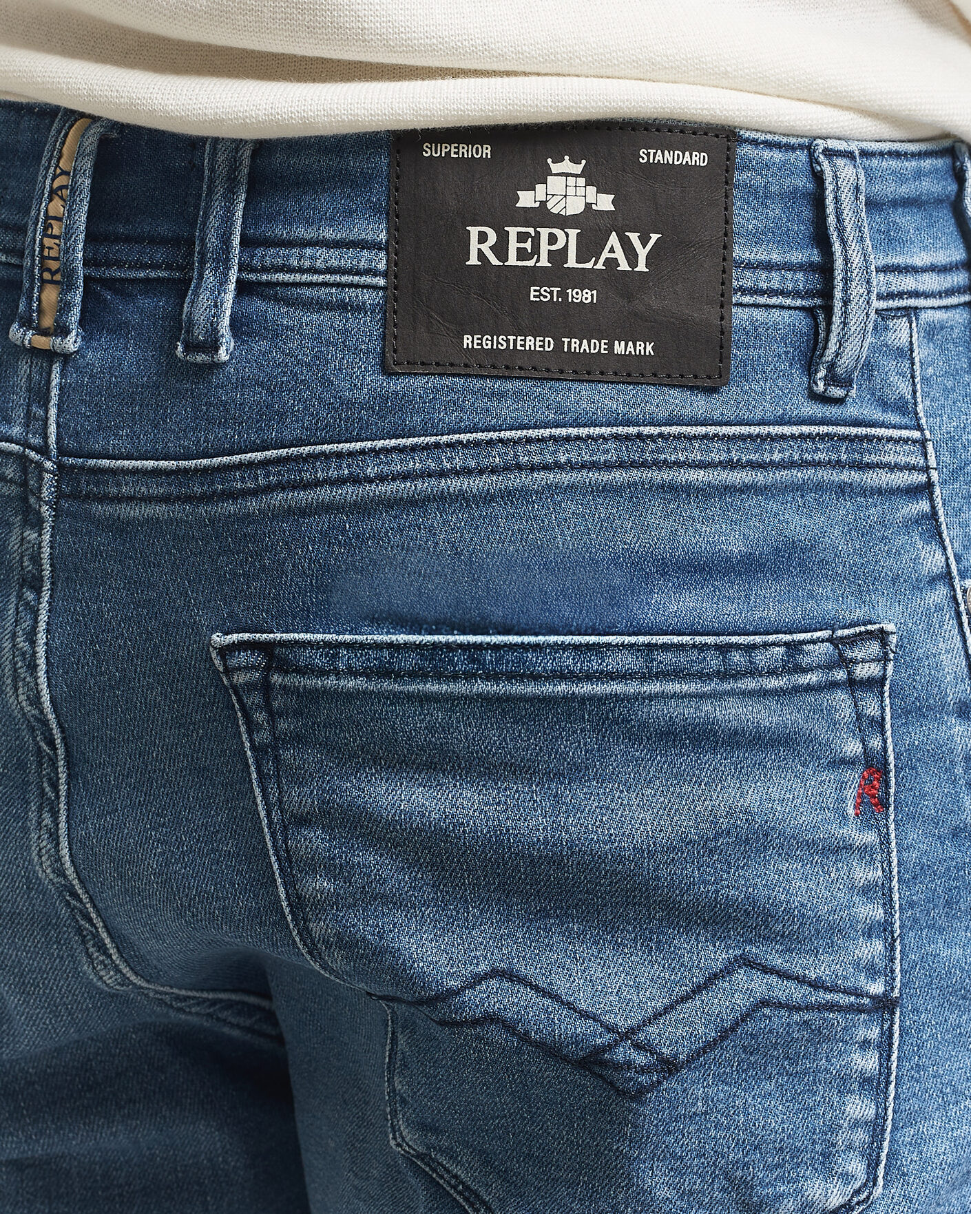 Herren | Shorts | Replay | RBJ981 Stretch Denim Shorts Light Blue