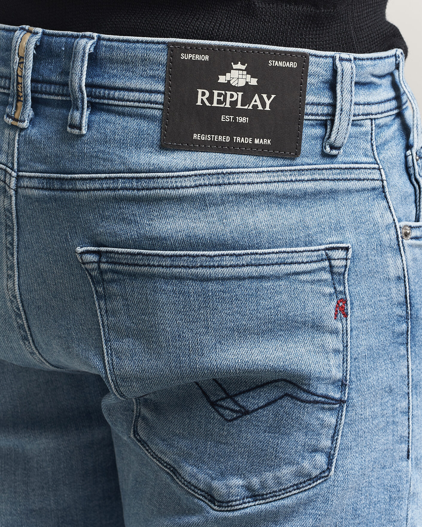 Herren | Shorts | Replay | RBJ981 Stretch Denim Shorts Light Blue