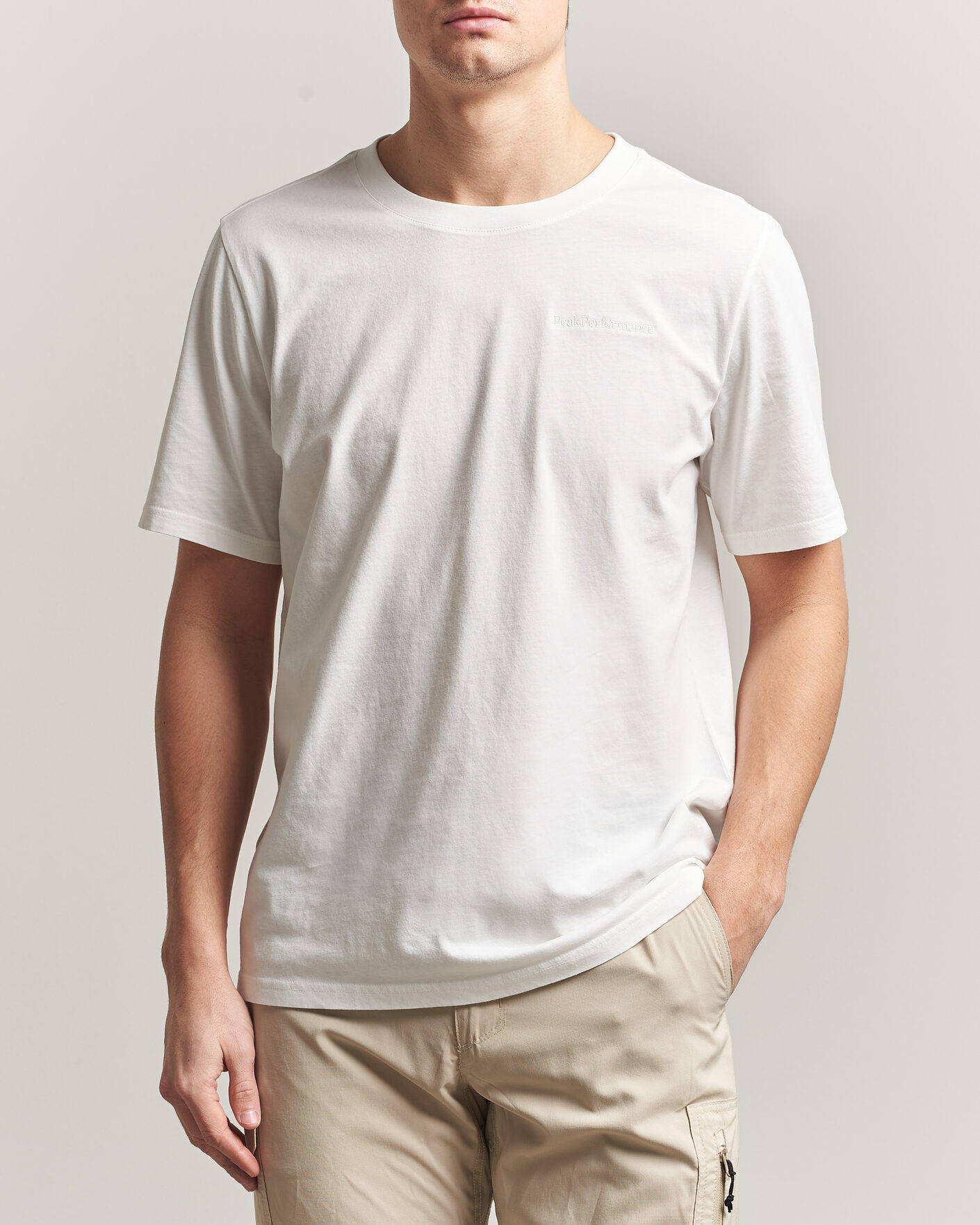 Herren | T-Shirts | Peak Performance | Original Crew Neck T-Shirt Off White