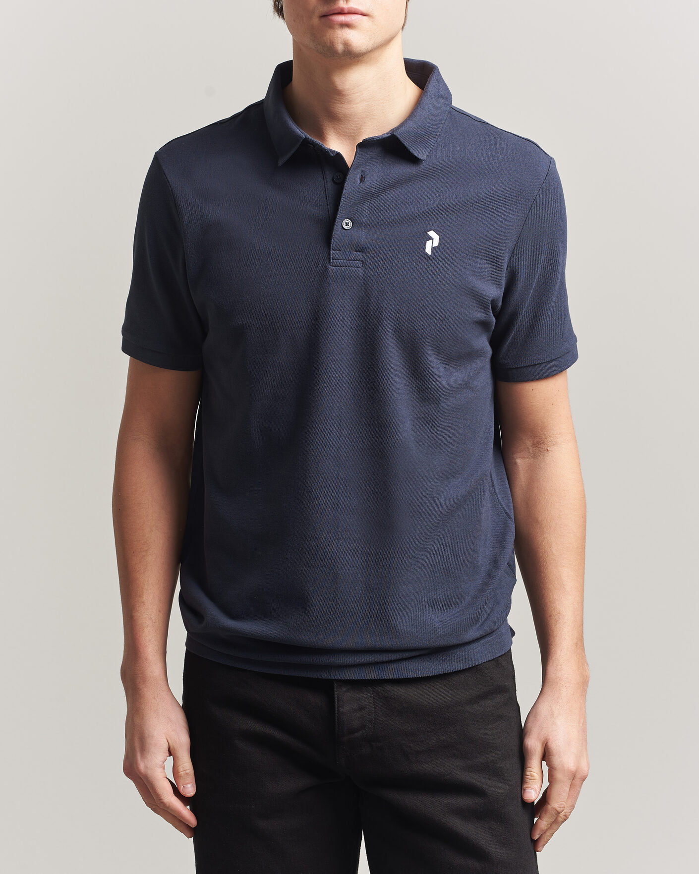 Herren | Poloshirts | Peak Performance | Classic Cotton Polo Blue Shadow
