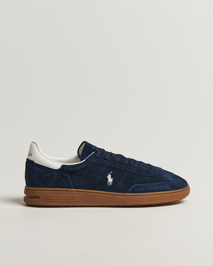 Herren | Sneaker | Polo Ralph Lauren | Bedford Suede Sneakers Navy/Deckwash White