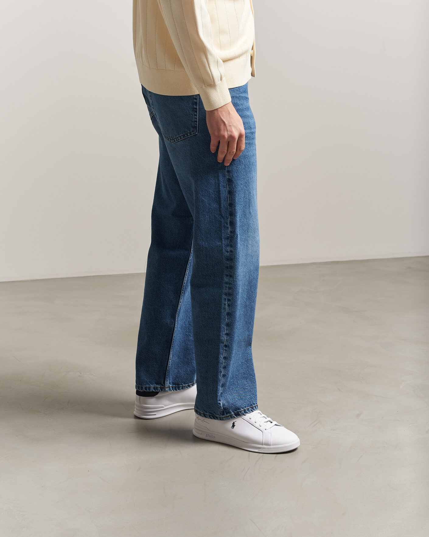 Herren | Sneaker | Polo Ralph Lauren | Heritage Court II Sneakers White/Navy