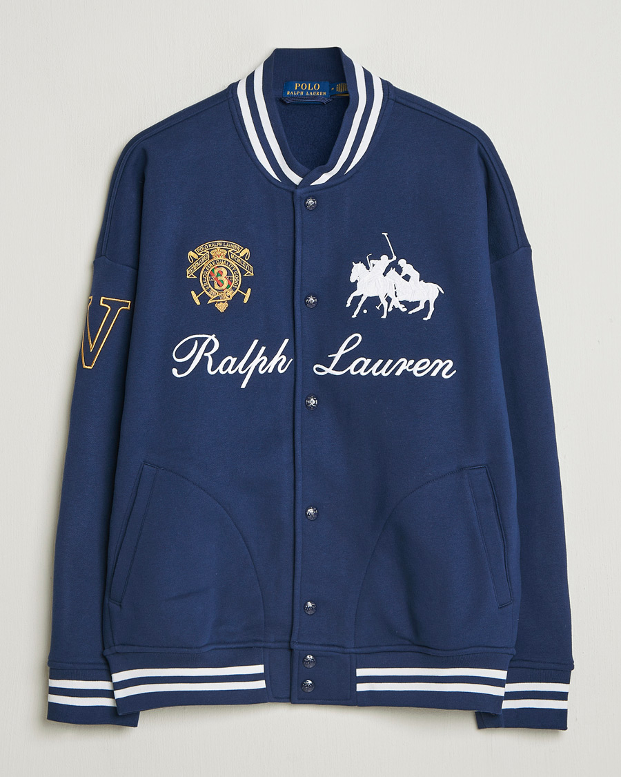 Herren | Pullover | Polo Ralph Lauren | Magic Fleece Bomber Jacket Newport Navy