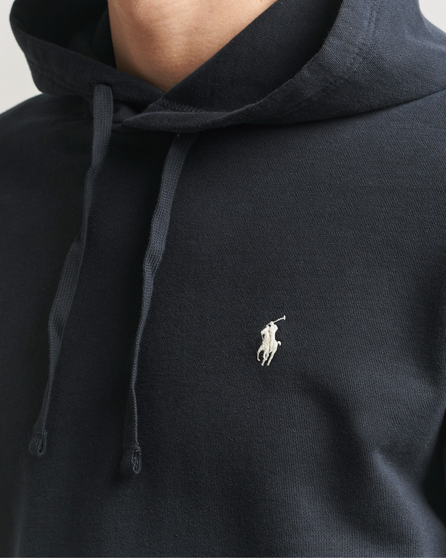 Herren | Pullover | Polo Ralph Lauren | Loopback Terry Hoodie Polo Black