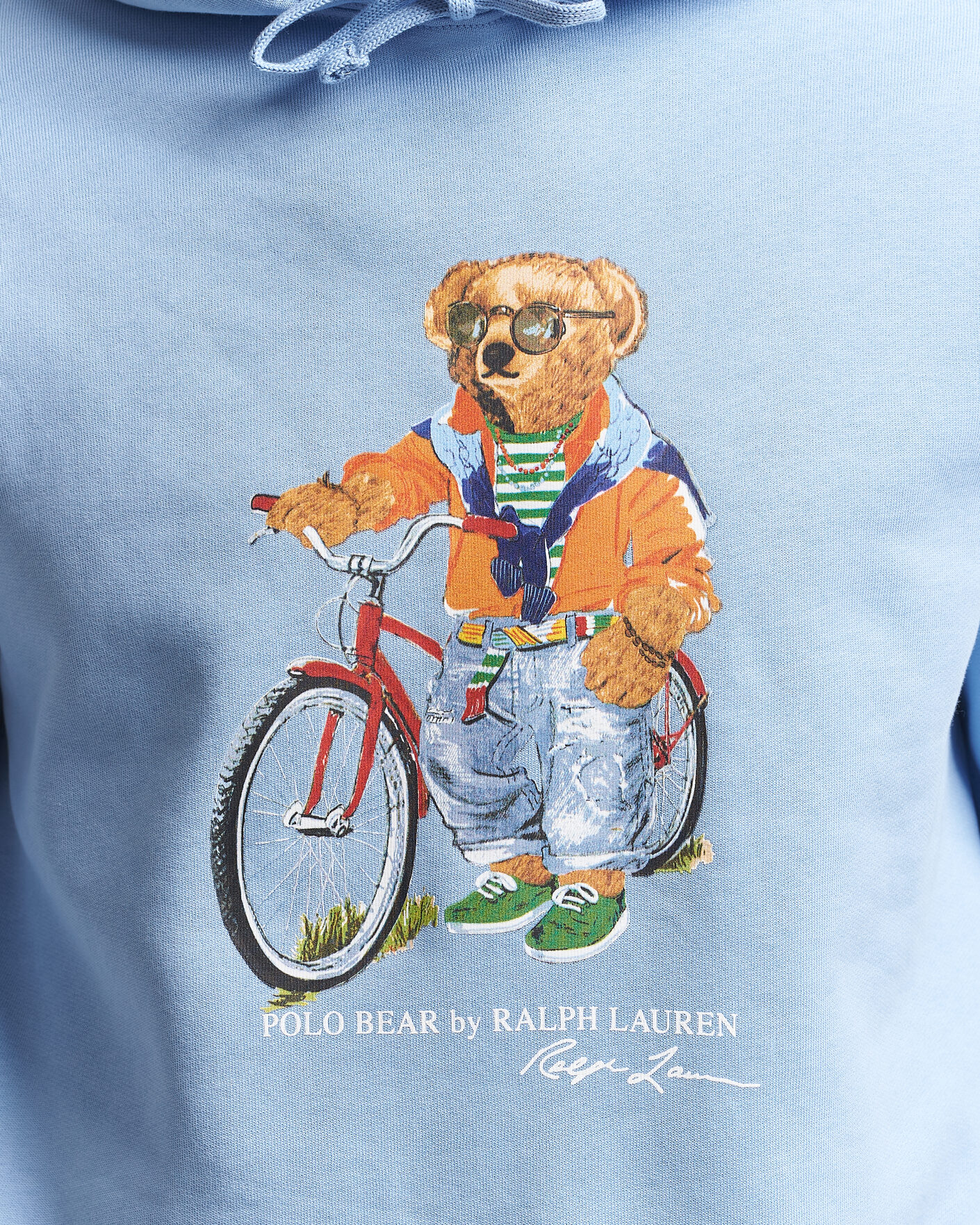 Herren | Pullover | Polo Ralph Lauren | Fleece Bear Hoodie Austin Blue
