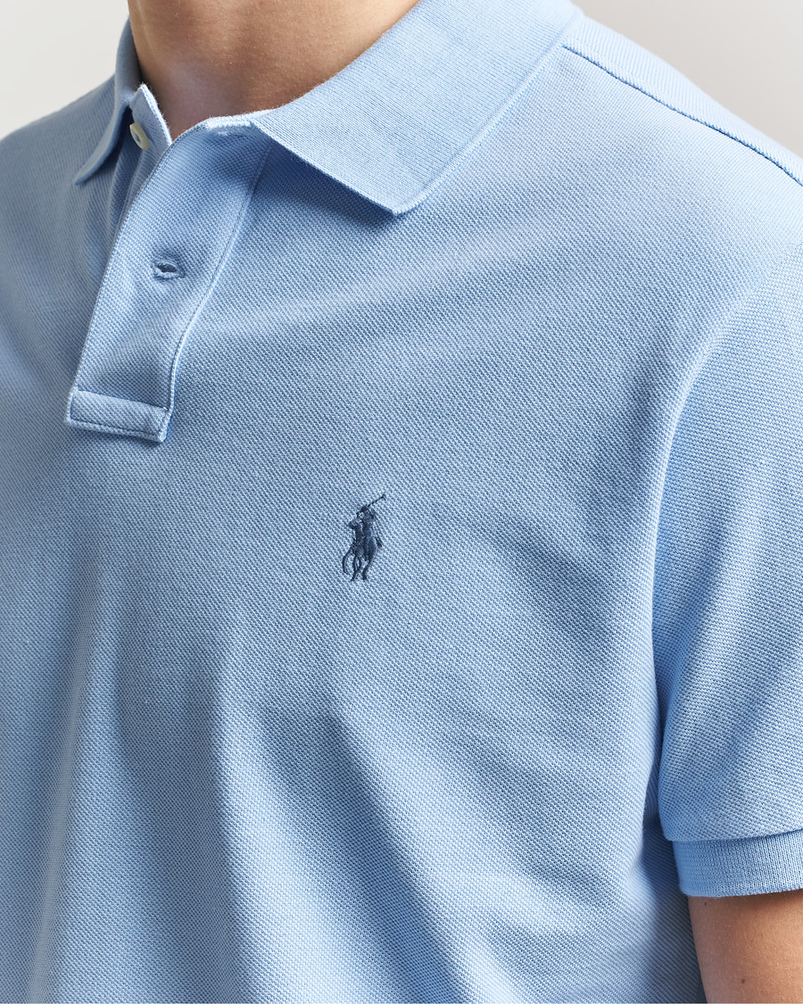 Herren | Poloshirts | Polo Ralph Lauren | Custom Slim Fit Polo Austin Blue