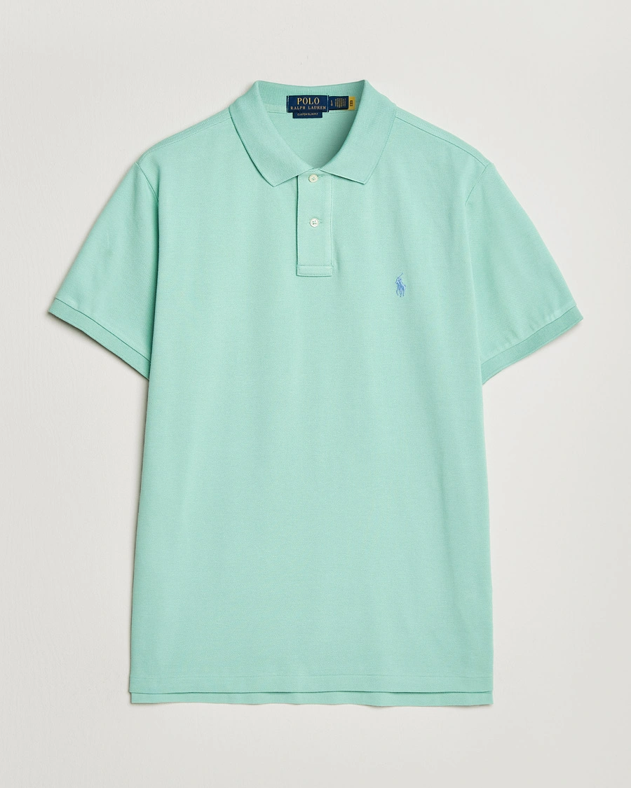 Herren | Poloshirts | Polo Ralph Lauren | Custom Slim Fit Polo Celadon