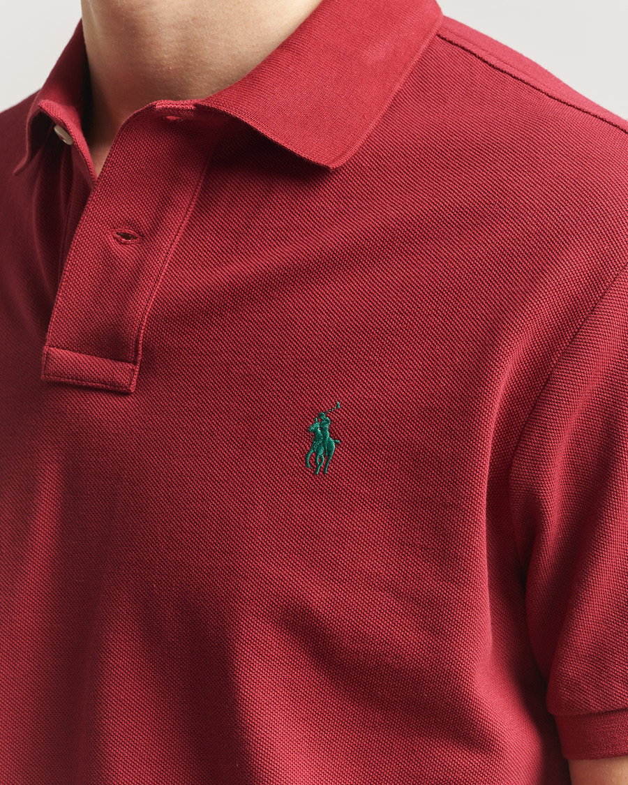 Herren | Poloshirts | Polo Ralph Lauren | Custom Slim Fit Polo Heritage Red