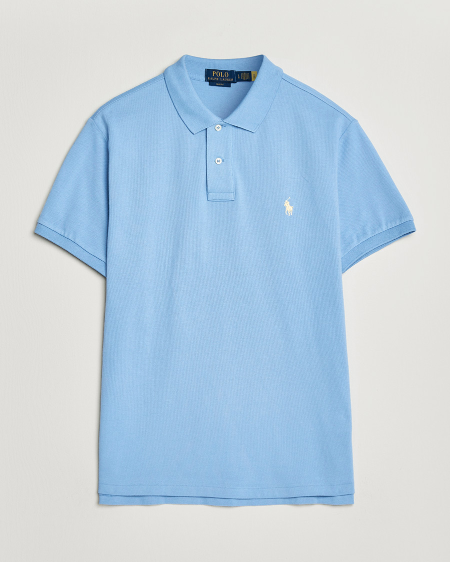 Herren | Poloshirts | Polo Ralph Lauren | Slim Fit Polo Bristol Blue