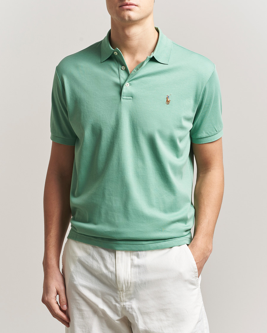 Herren | Poloshirts | Polo Ralph Lauren | Luxury Pima Cotton Polo Faded Mint