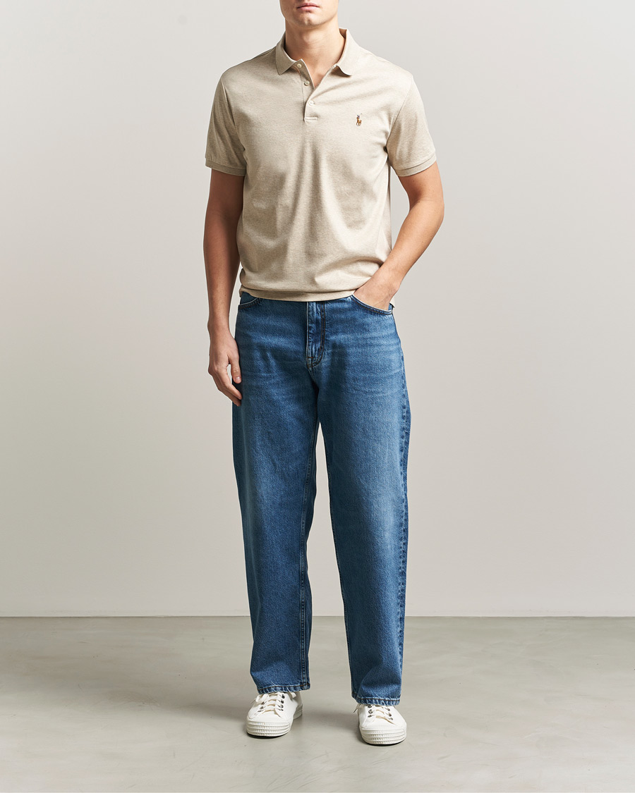 Herren | Poloshirts | Polo Ralph Lauren | Luxury Pima Cotton Polo Expedition Dune Heather