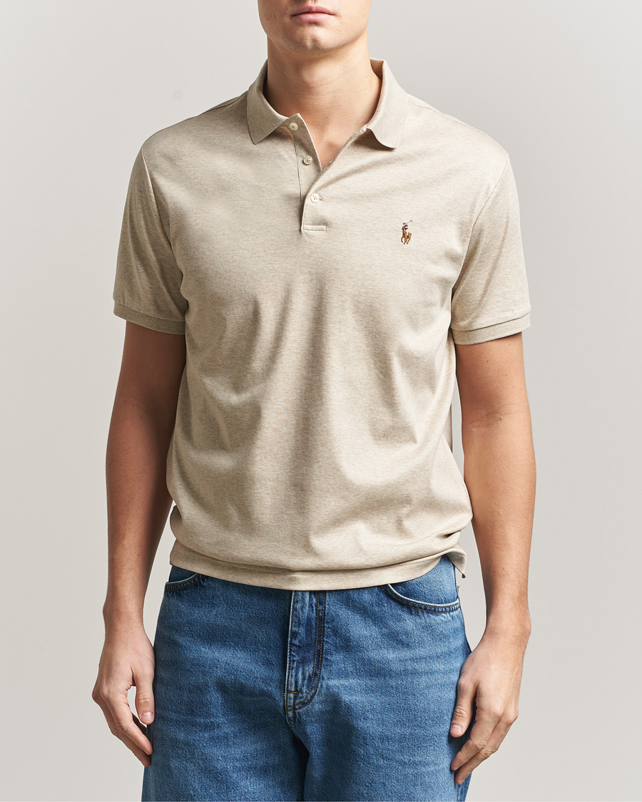Herren | Poloshirts | Polo Ralph Lauren | Luxury Pima Cotton Polo Expedition Dune Heather