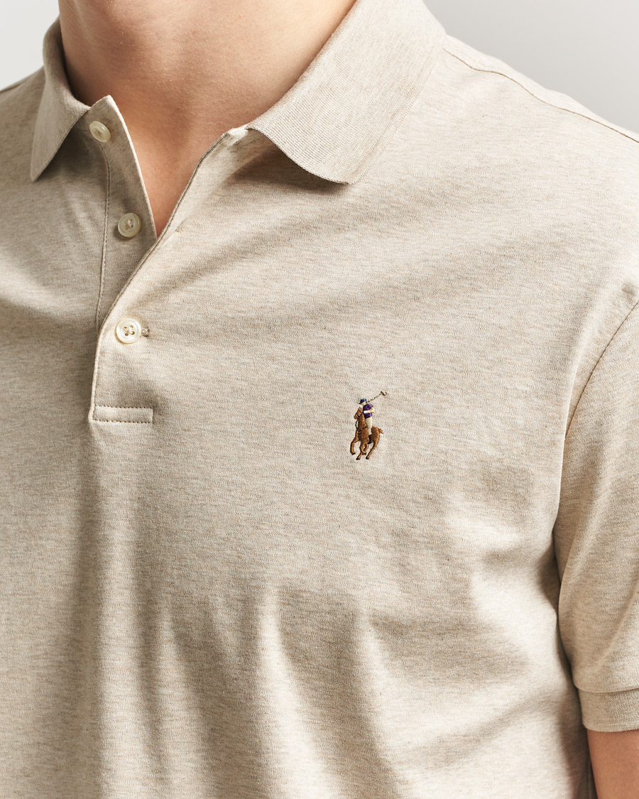 Herren | Poloshirts | Polo Ralph Lauren | Luxury Pima Cotton Polo Expedition Dune Heather