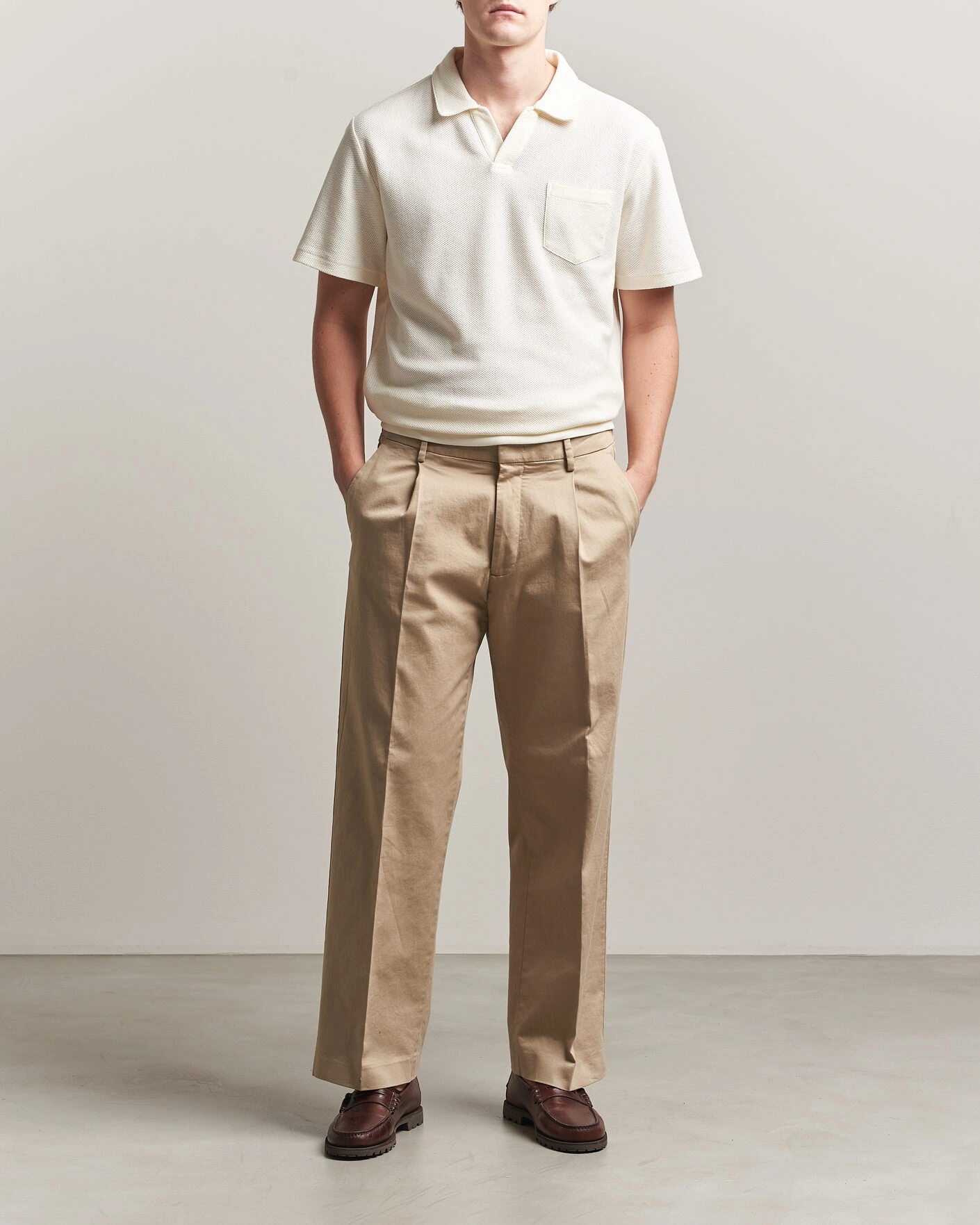 Herren | Poloshirts | Polo Ralph Lauren | Knitted Polo Pale Cream