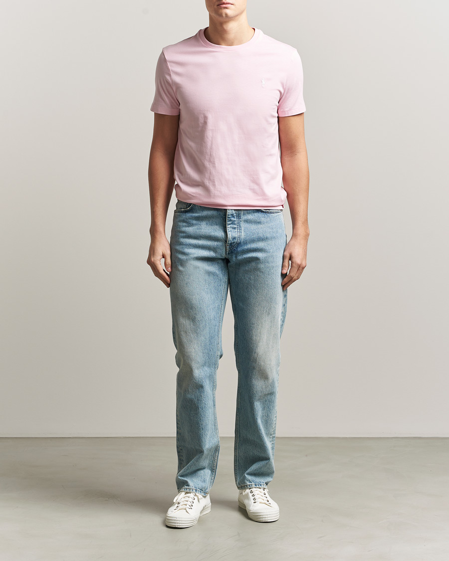 Herren | T-Shirts | Polo Ralph Lauren | Crew Neck T-Shirt Garden Pink