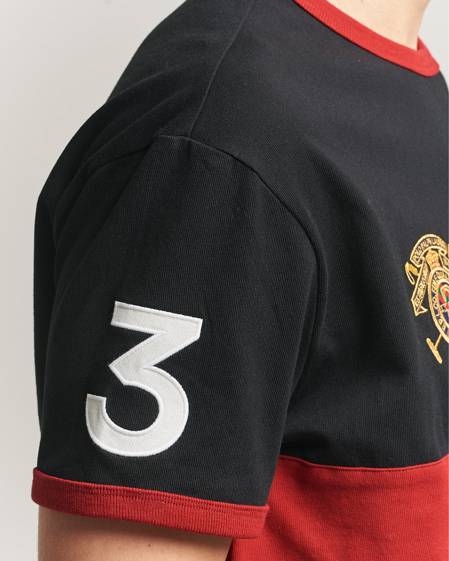 Herren | T-Shirts | Polo Ralph Lauren | Jersey Logo T-Shirt Polo Black/Sweet Tomato