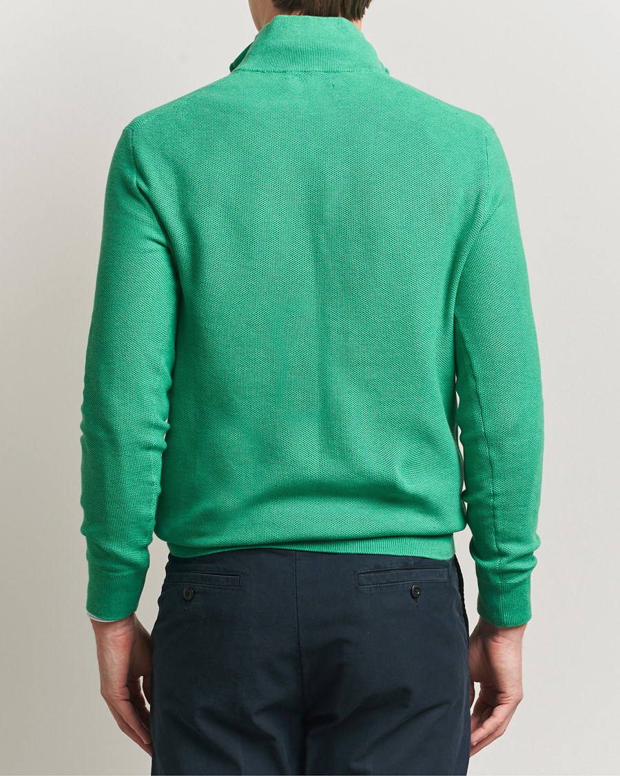 Herren | Pullover | Polo Ralph Lauren | Textured Half Zip Palm Green Heather
