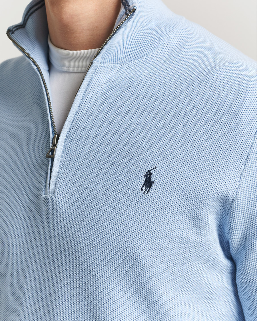 Herren | Pullover | Polo Ralph Lauren | Textured Half Zip Office Blue
