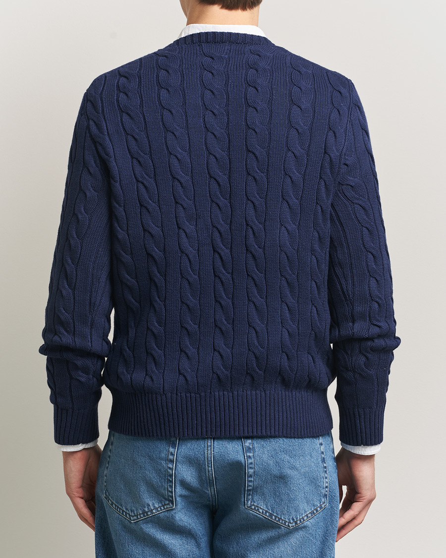 Herren | Pullover | Polo Ralph Lauren | Cotton Cable Pullover Bright Navy