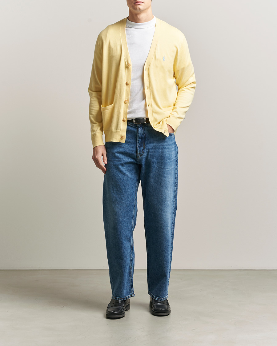Herren | Pullover | Polo Ralph Lauren | Cotton Cardigan Wicket Yellow
