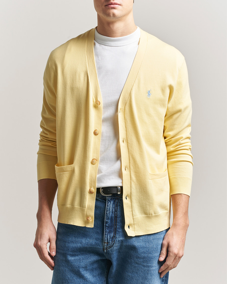Herren | Pullover | Polo Ralph Lauren | Cotton Cardigan Wicket Yellow