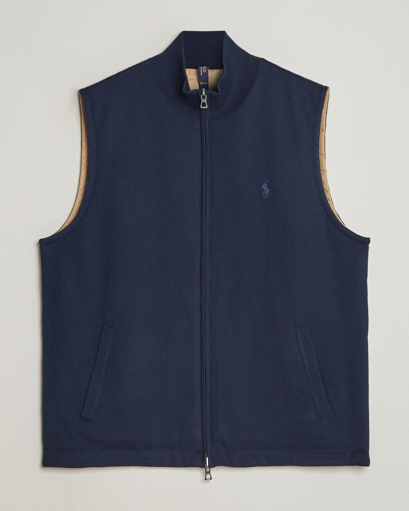 Herren | Pullover | Polo Ralph Lauren | Wool Blend Vest Navy Combo