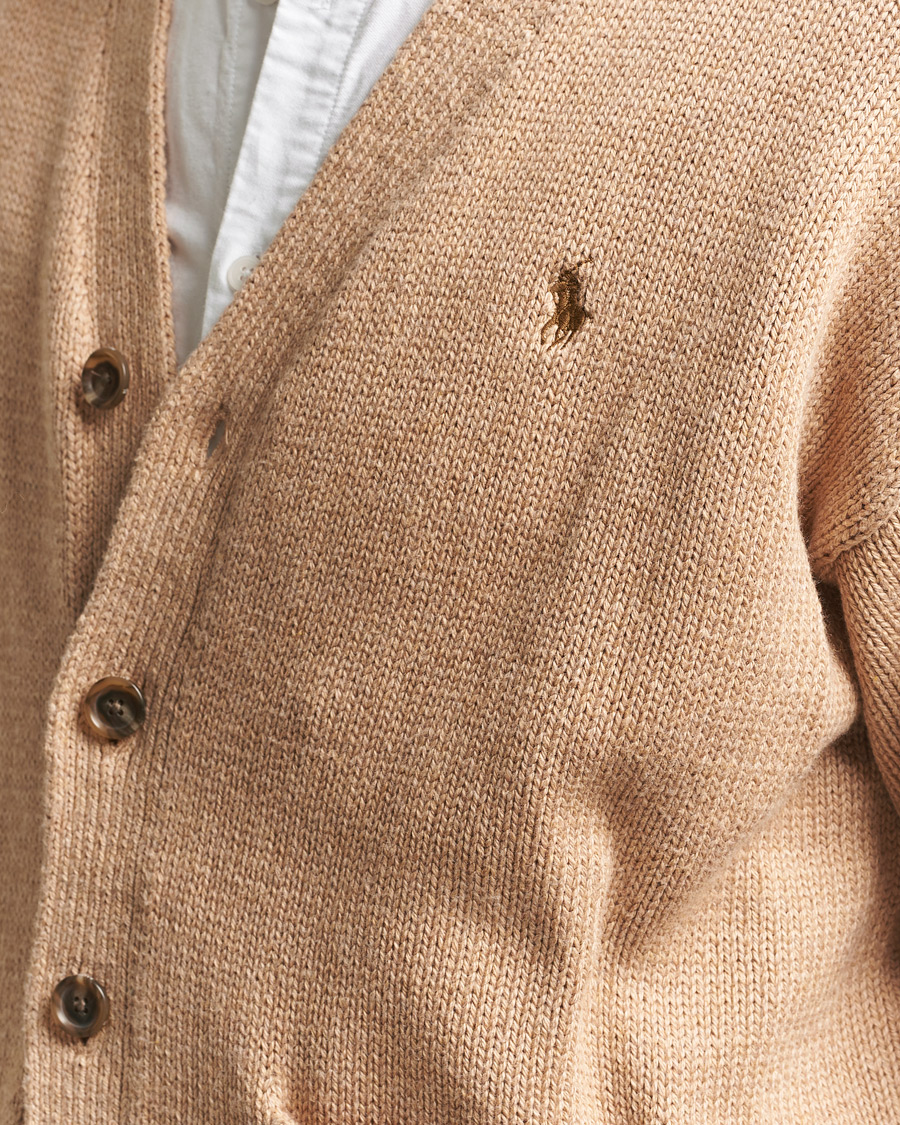 Herren | Pullover | Polo Ralph Lauren | Cotton Cardigan Camel Melange