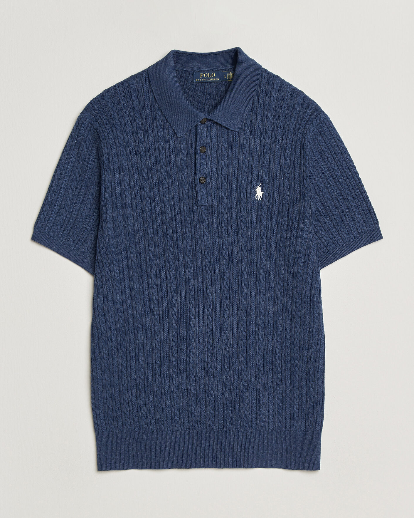 Herren | Poloshirts | Polo Ralph Lauren | Cotton Polo Rustic Navy Heather