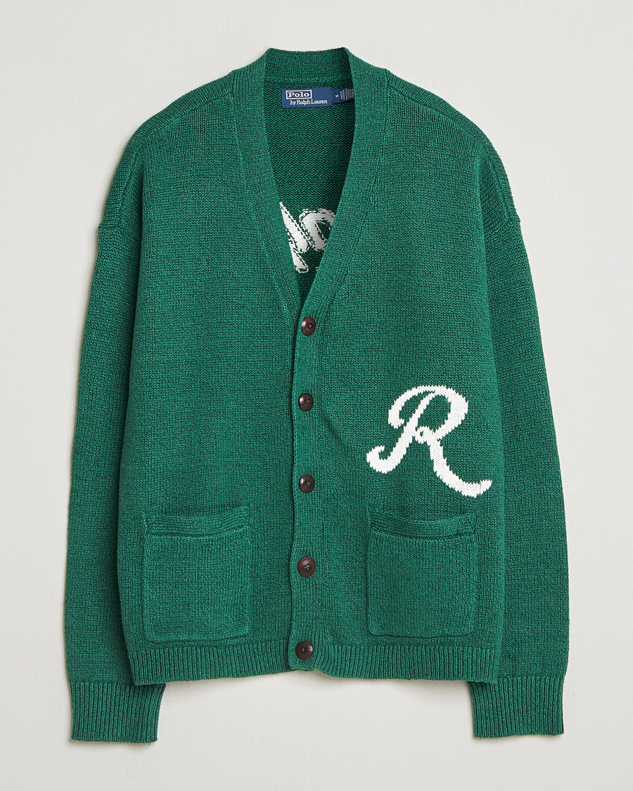 Herren | Pullover | Polo Ralph Lauren | Linen Blend Cardigan Bay Green