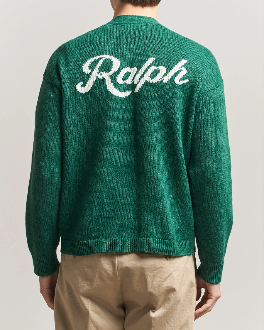 Herren | Pullover | Polo Ralph Lauren | Linen Blend Cardigan Bay Green