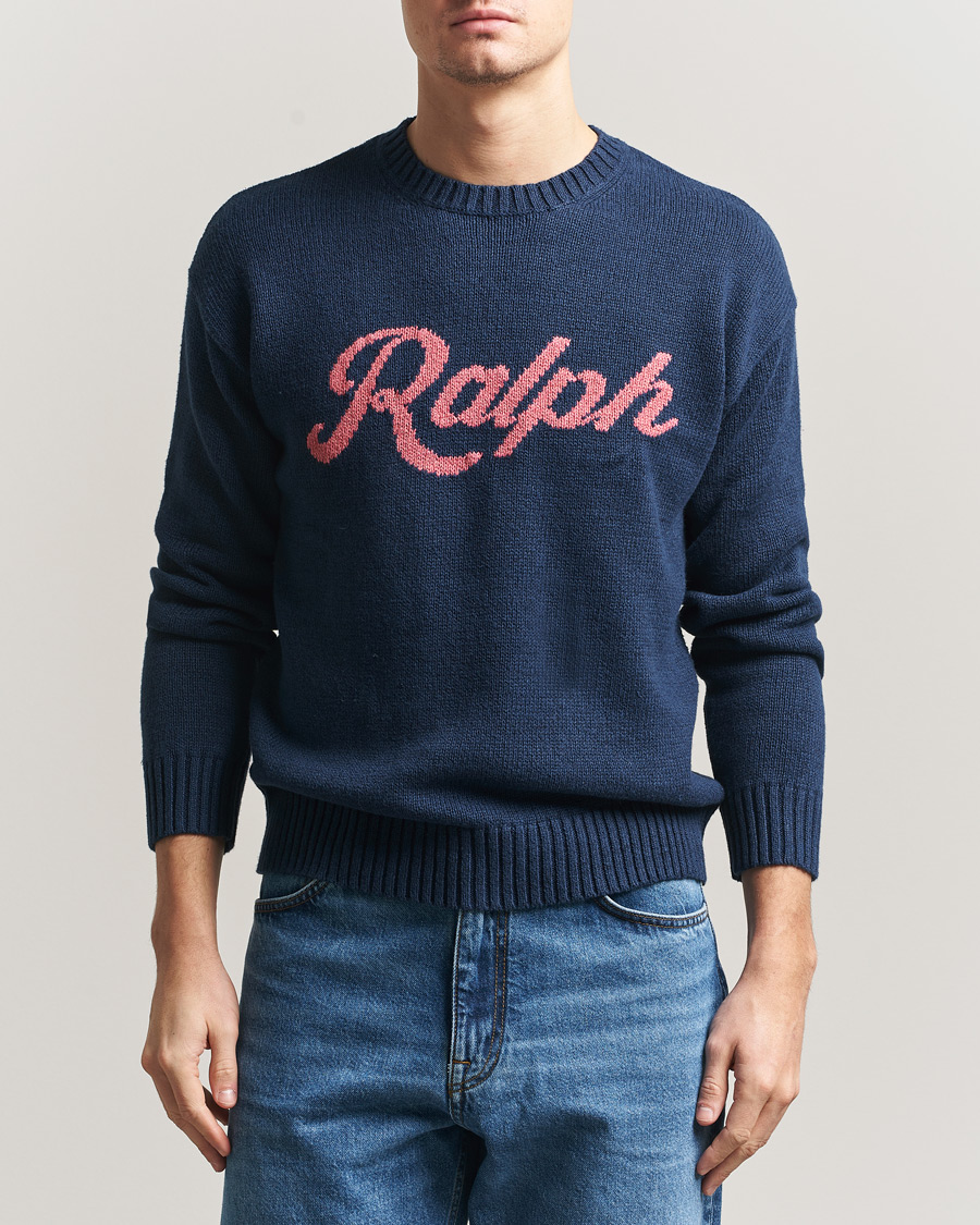 Herren | Pullover | Polo Ralph Lauren | Linen Blend Sweater Dark Cobalt