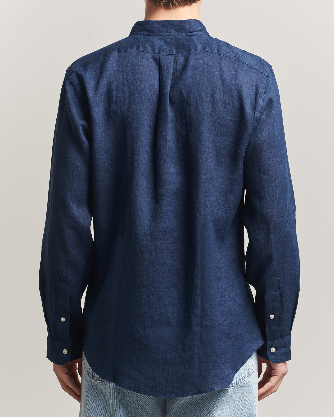 Herren | Hemden | Polo Ralph Lauren | Slim Fit Linen Shirt Newport Navy