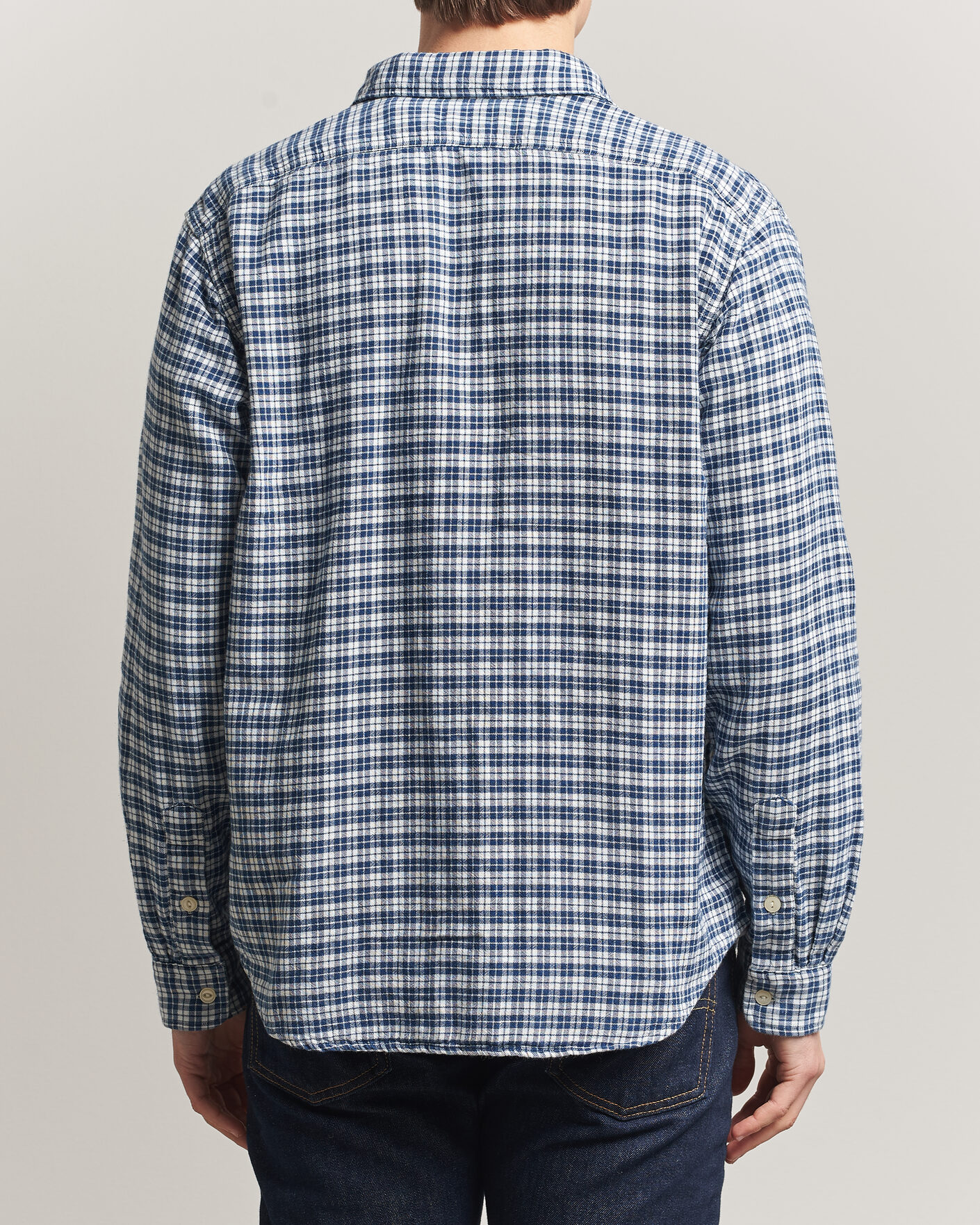 Herren | Hemden | Polo Ralph Lauren | Double Faced Oxford Shirt Dark Indigo Cream