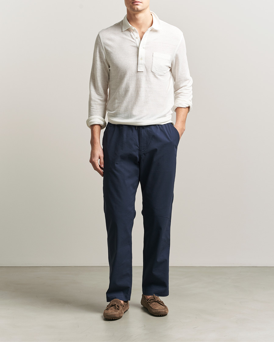 Herren | Hosen | Polo Ralph Lauren | Seersucker Pants Newport Navy