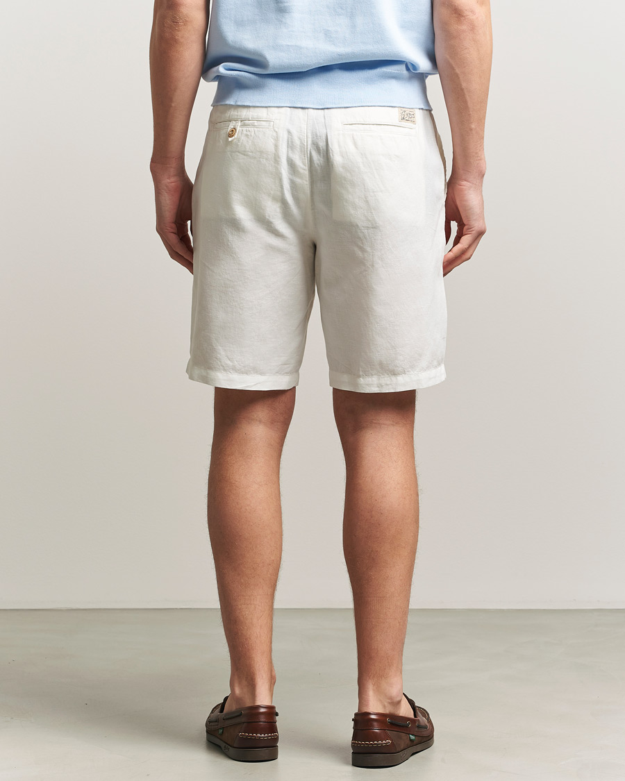 Herren | Shorts | Polo Ralph Lauren | Cotton/Linen Shorts Deckwash White