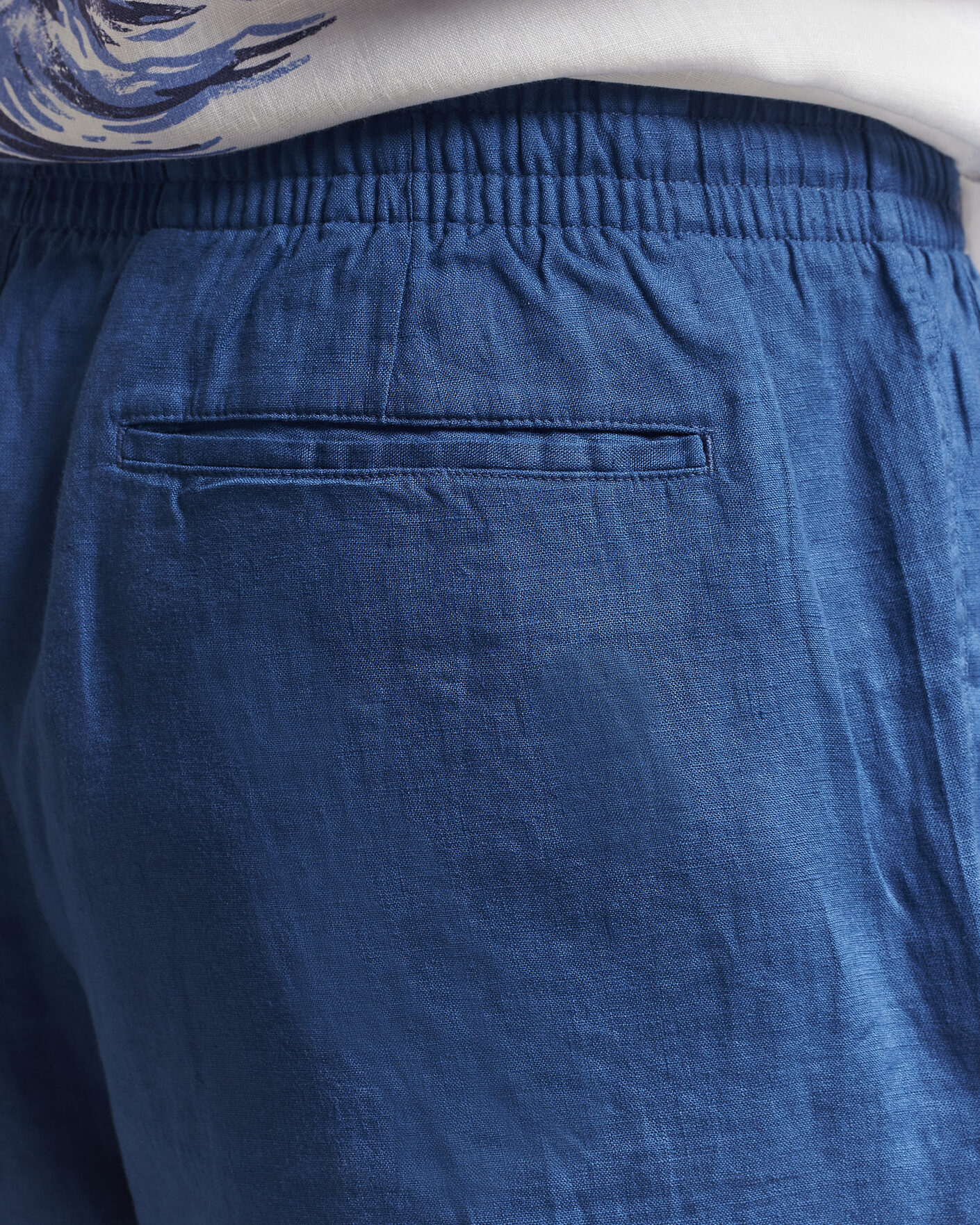 Herren | Shorts | Polo Ralph Lauren | Dyed Linen Shorts Dusty Azure