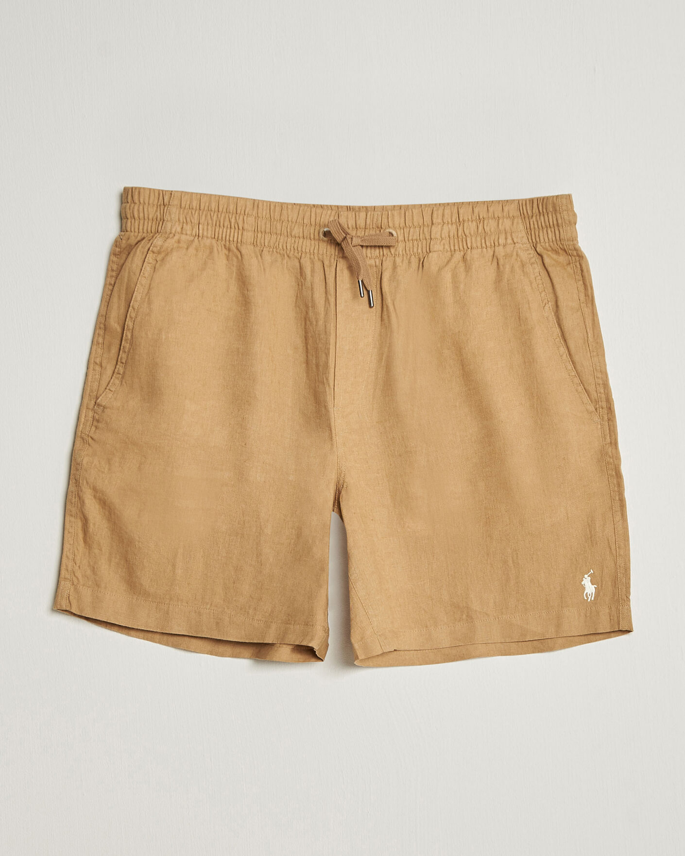 Herren | Shorts | Polo Ralph Lauren | Dyed Linen Shorts Cafe Tan