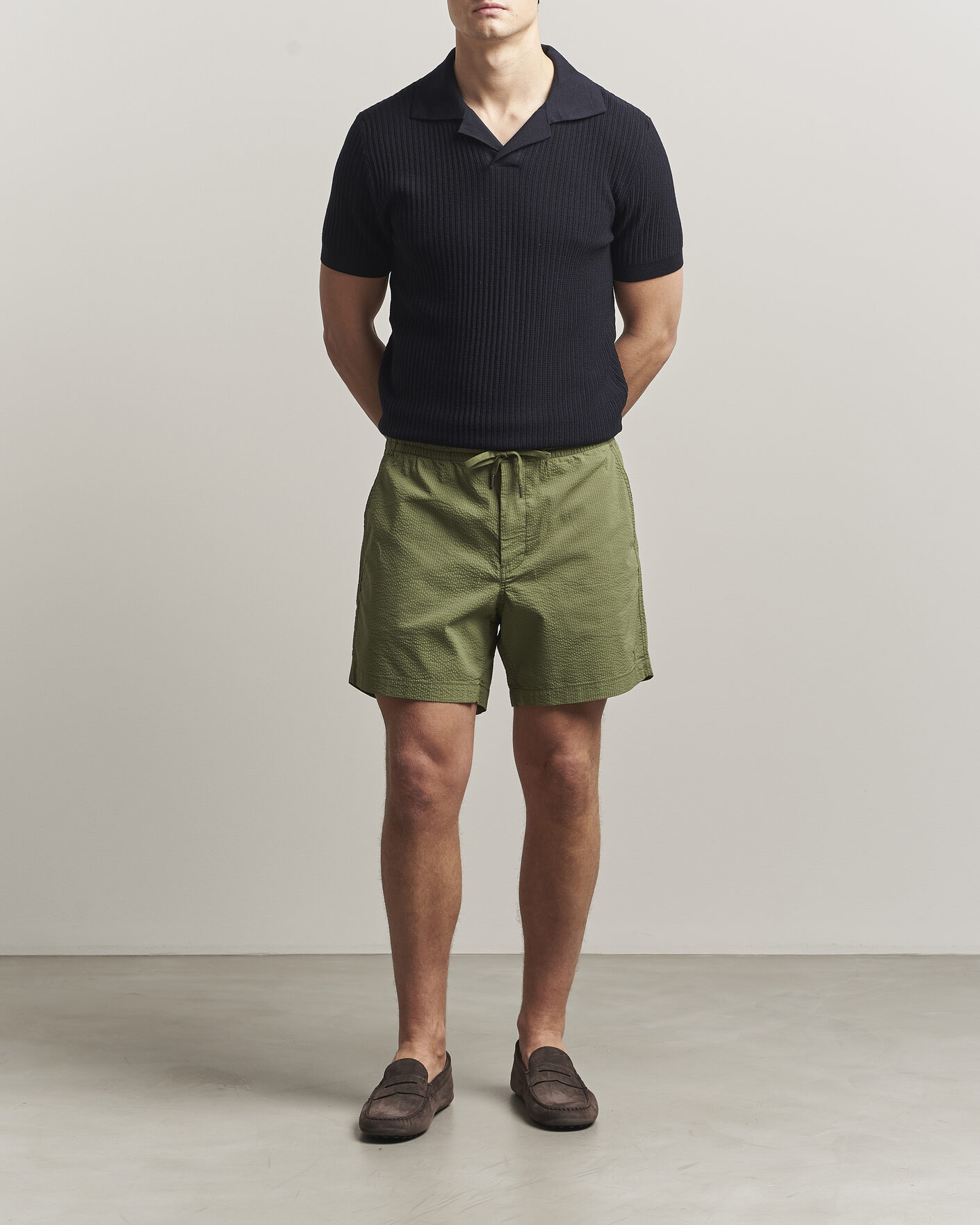 Herren | Shorts | Polo Ralph Lauren | Seersucker Shorts Supply Olive