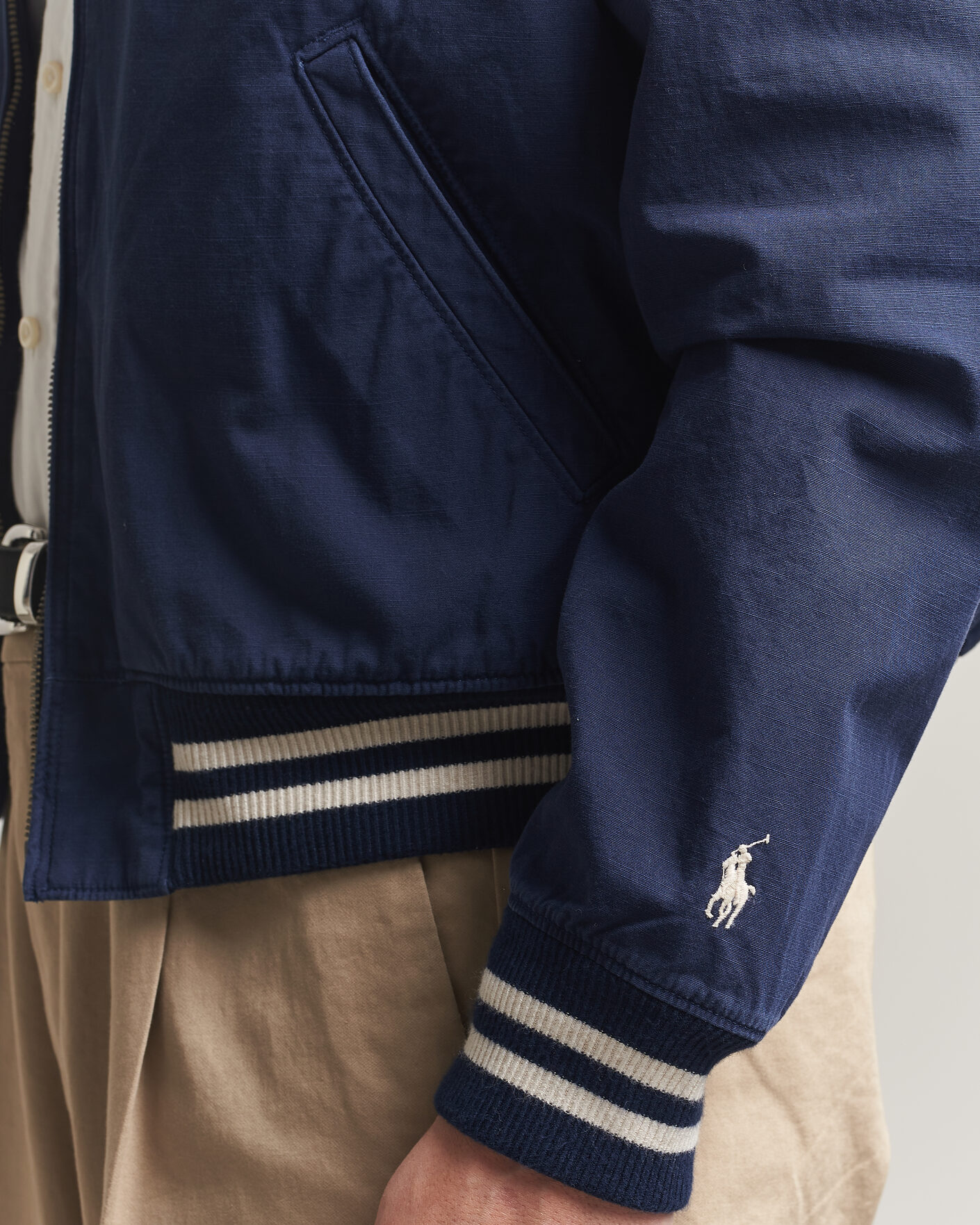 Herren | Jacken | Polo Ralph Lauren | Rustic Canvas Bomberjacket Newport Navy