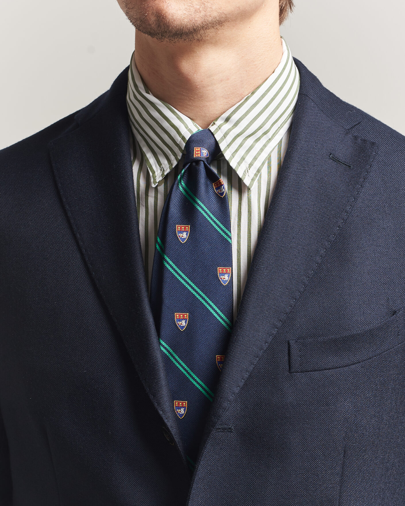 Herren | Krawatten | Polo Ralph Lauren | Boarshead Club Tie Navy/Green
