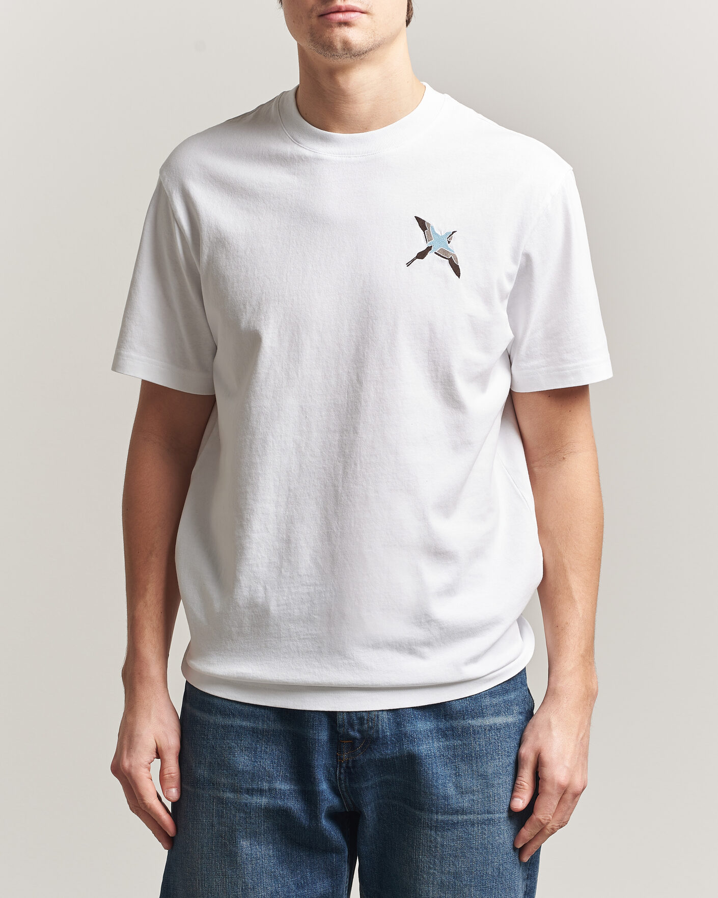 Herren | T-Shirts | Axel Arigato | Micro Bee Bird T-Shirt White