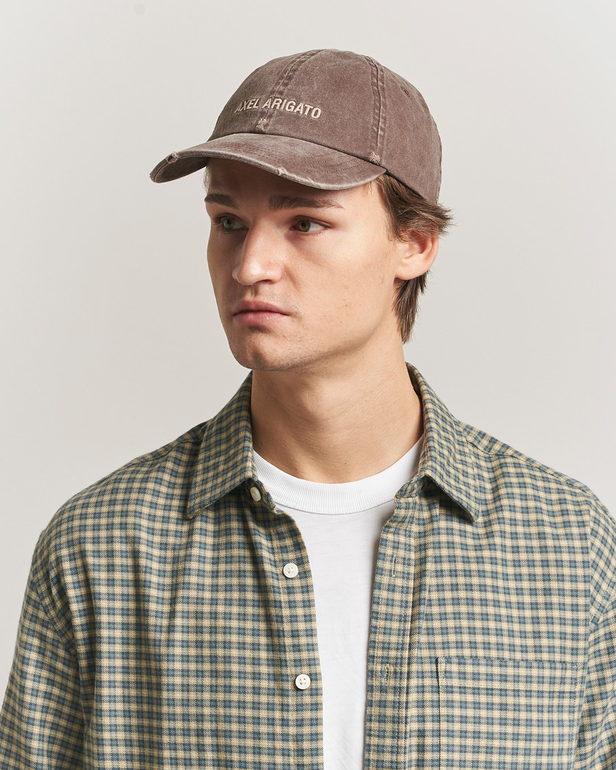 Herren | Hüte & Mützen | Axel Arigato | AA Logo Cap Washed Brown