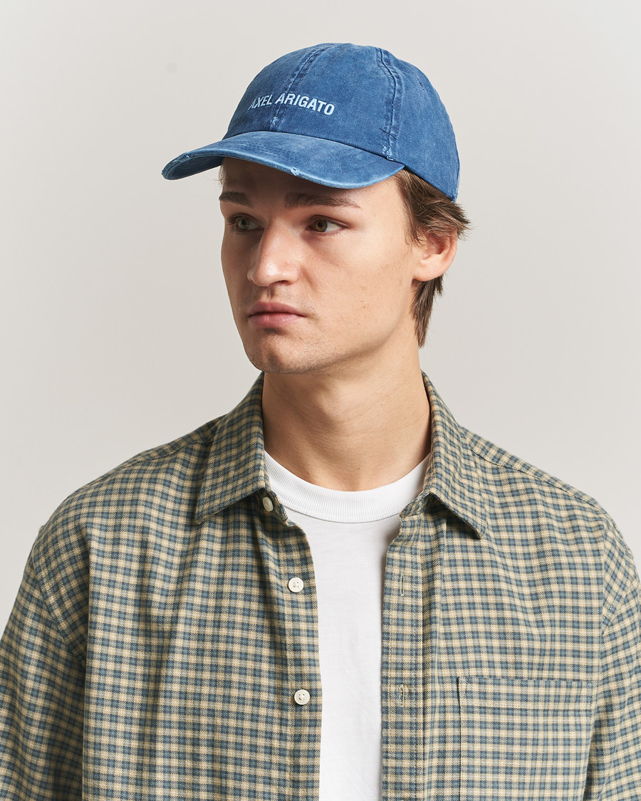 Herren | Hüte & Mützen | Axel Arigato | AA Logo Cap Washed Blue
